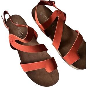Patriza By spring Step Kalissa Women's Orange Sandals Sz 38 New in Box